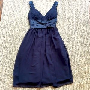 Navy Knee Length Bridesmaid Dress size 8